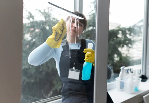 Nettoyage de vitres intérieures et extérieures à Maux